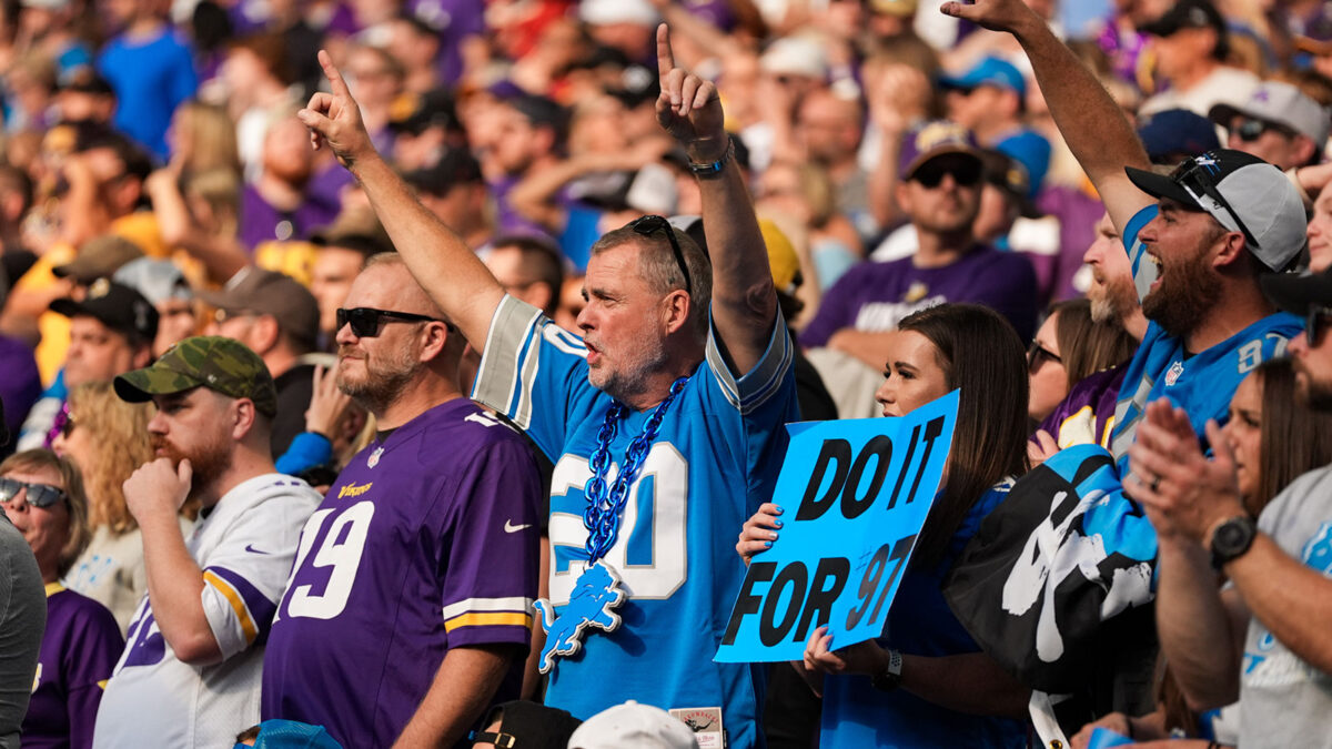 Sports fans enjoying a travel package experience in Lakewood, OH