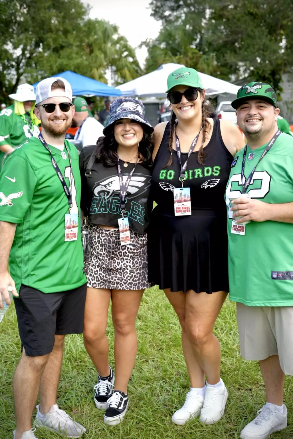 Photo of fans at official Eagles Fan Travel